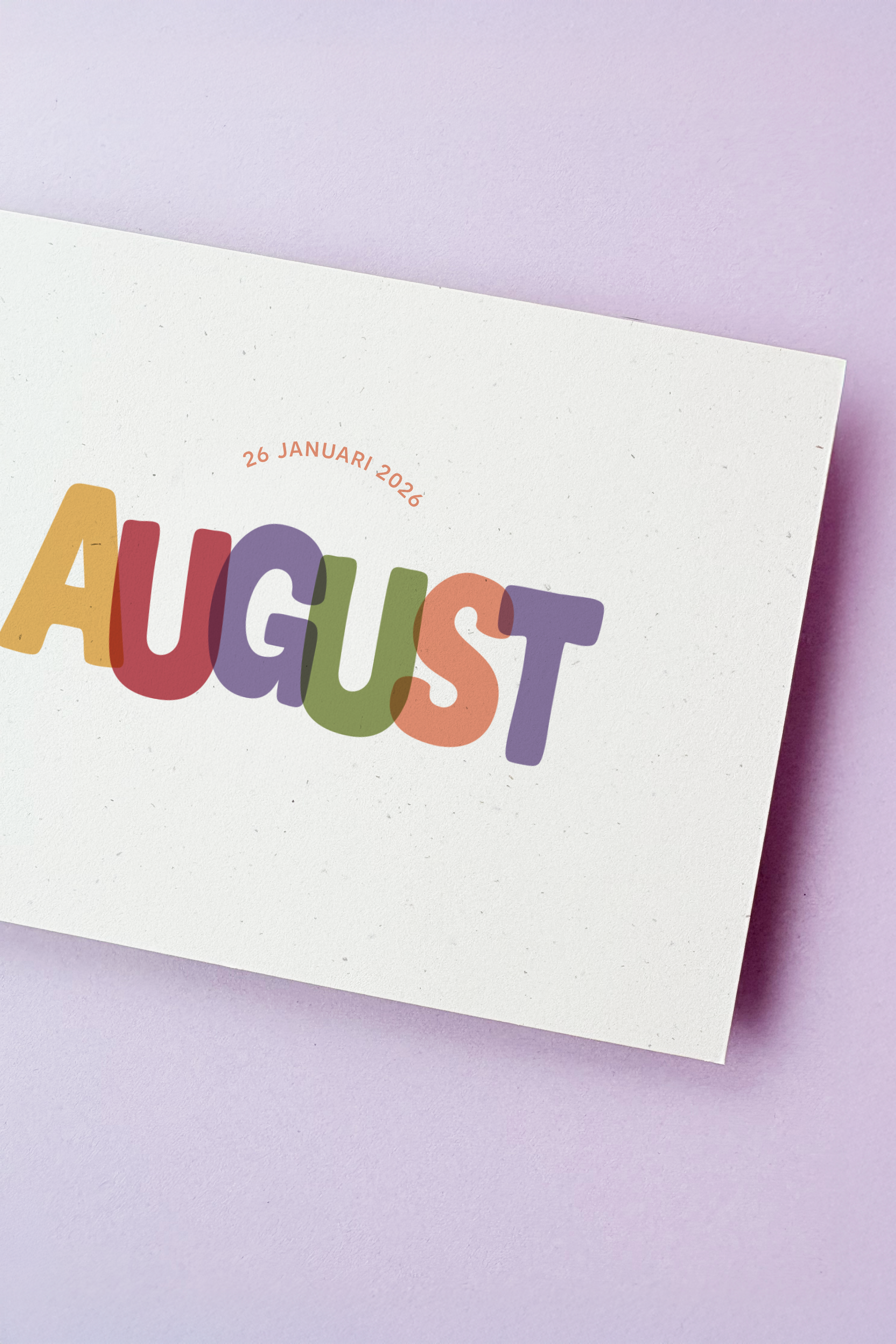 Voorbeeld August -  niet te koop