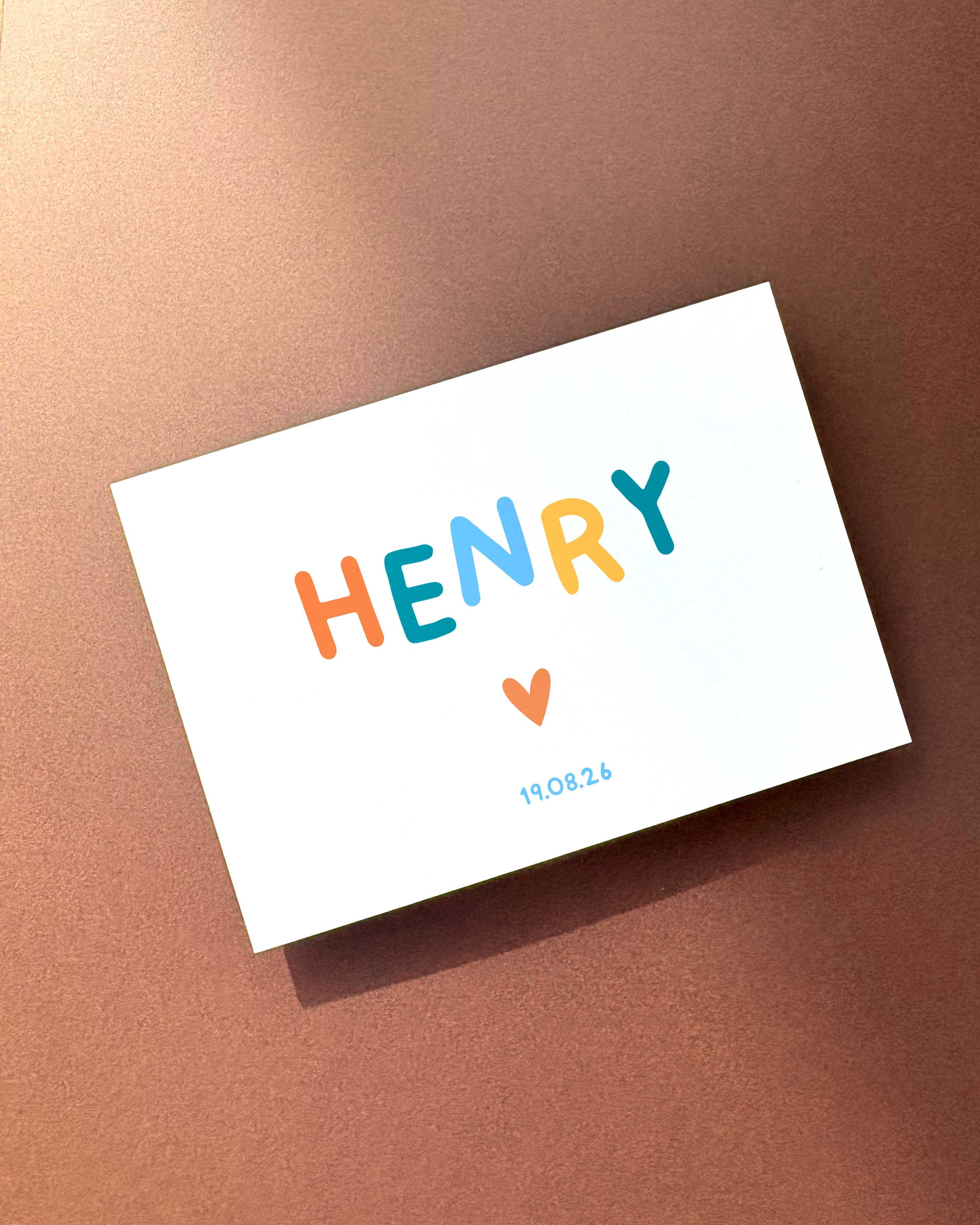 Geboortekaartje maken online - verschillende kleuren