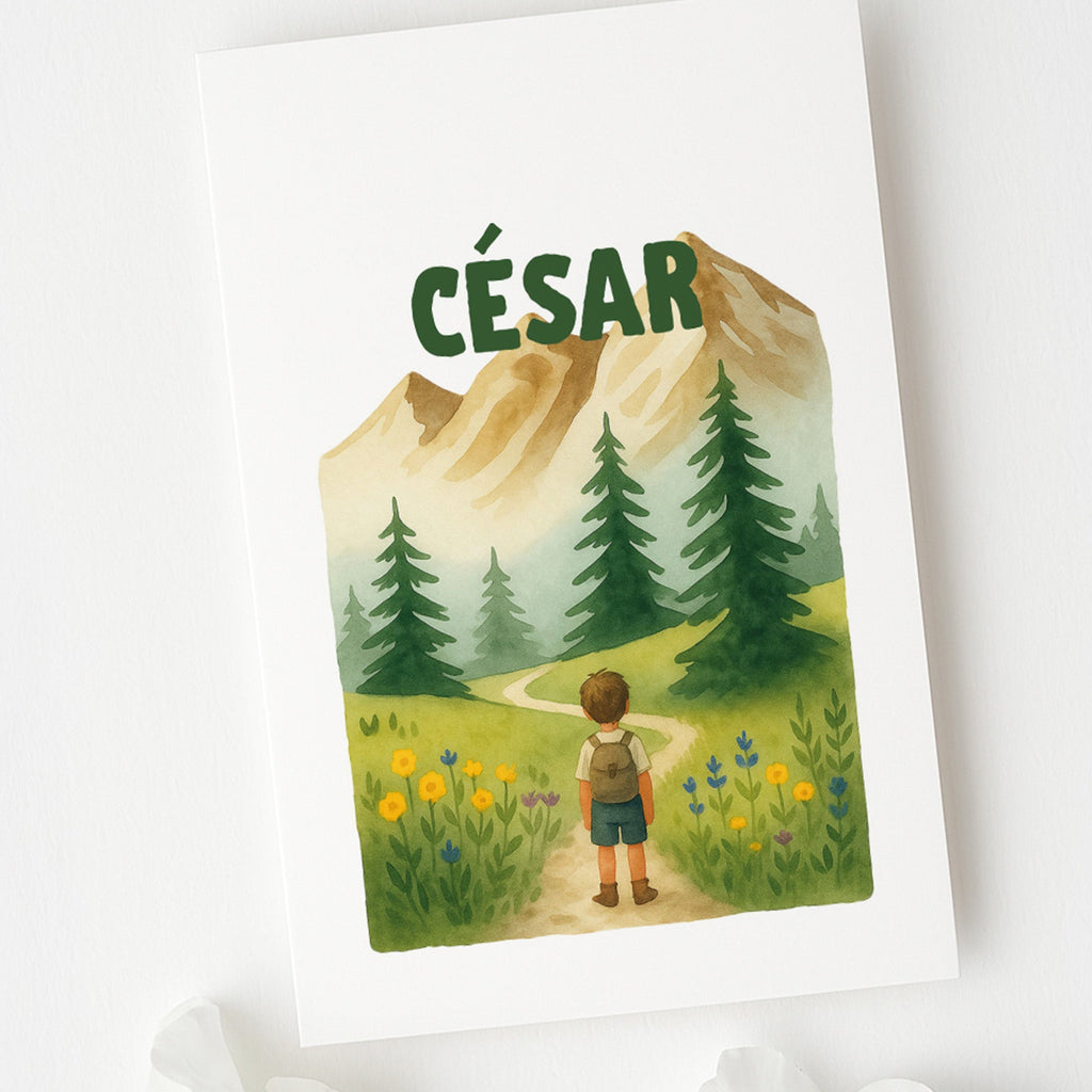 Geboortekaartje avontuur - zelf maken