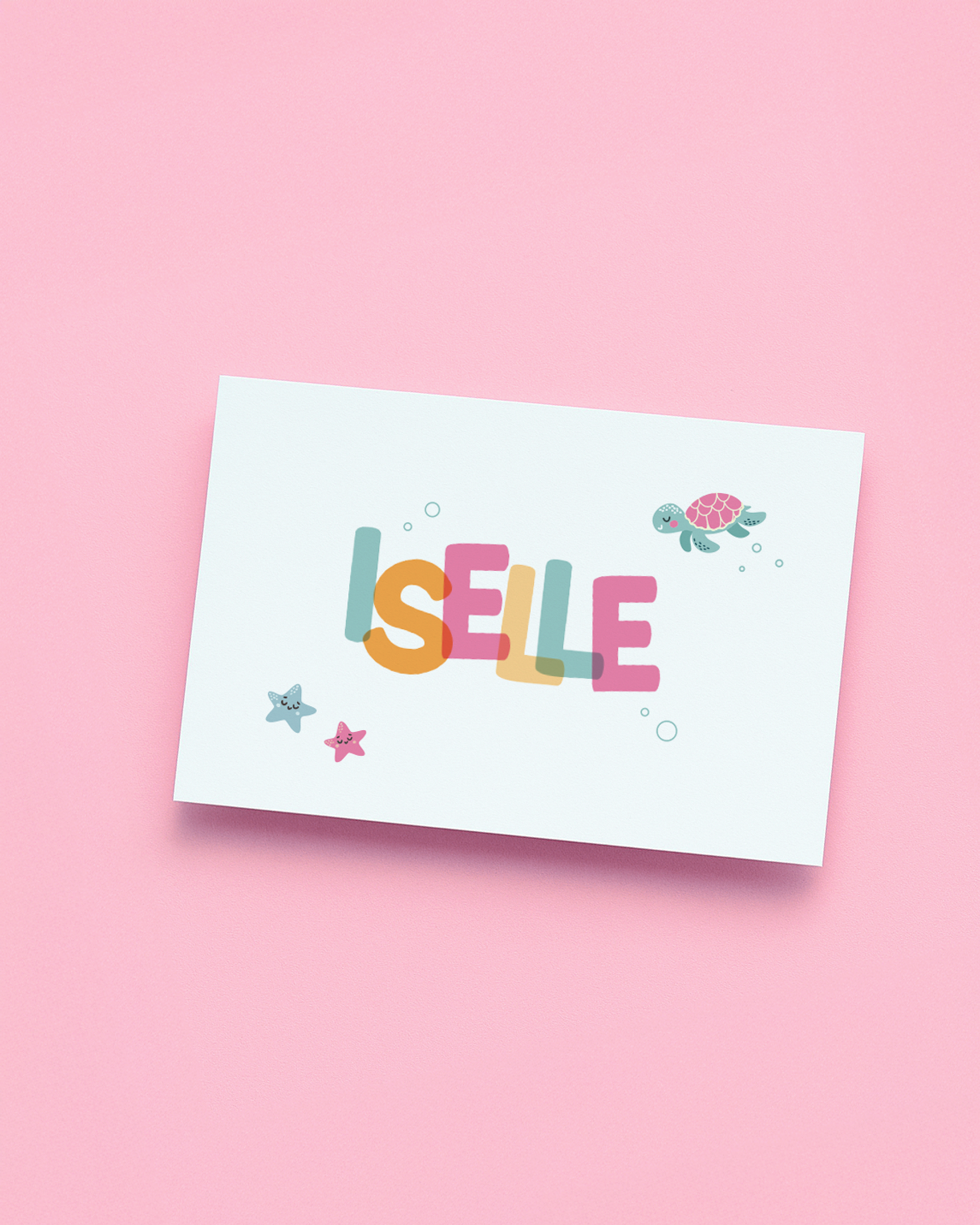 Schattig geboortekaartje op maat