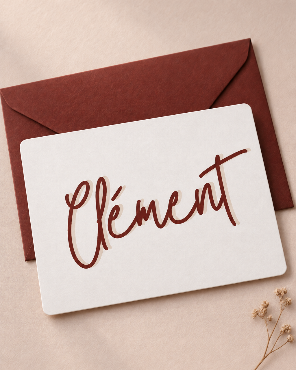 Geboortekaartje sjabloon 'Clément'