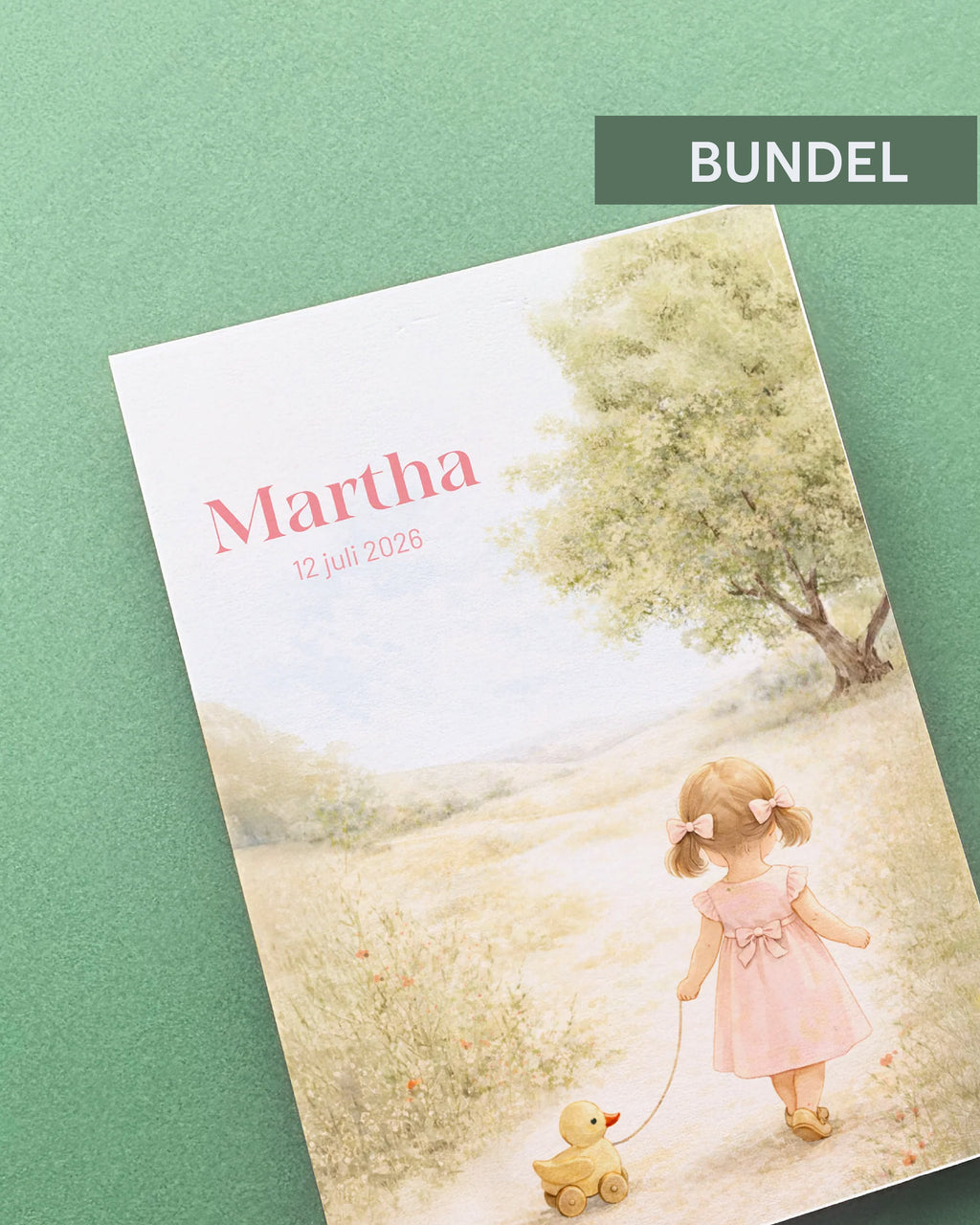 Canva geboortekaart bundel  - Marie