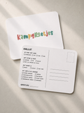 Kampkaartje met invulvakjes (zonder envelop)