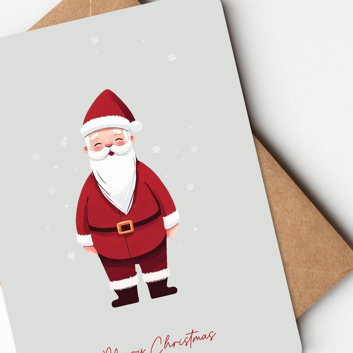 Kerstkaart - Kerstman