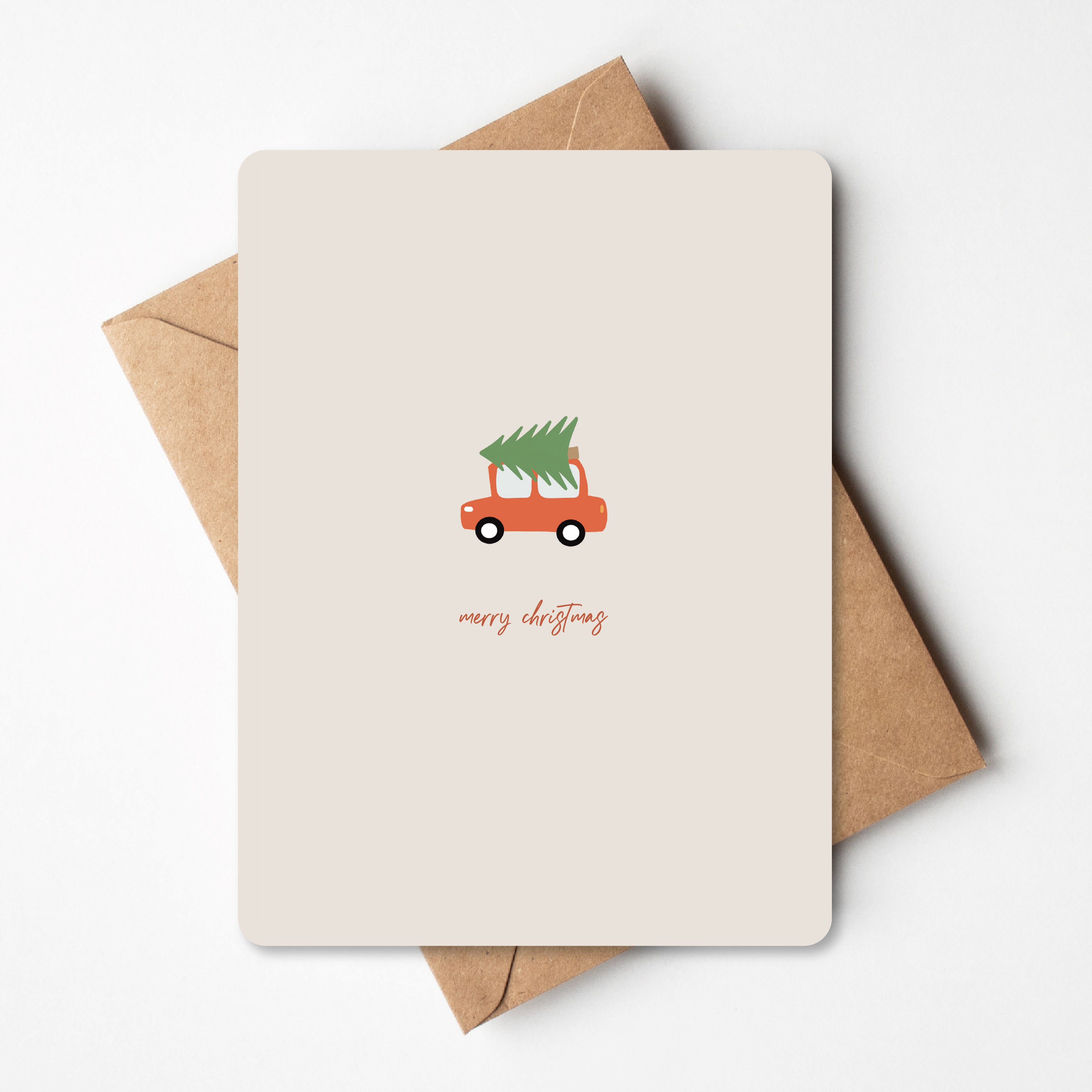 Kerstkaarten minimalistisch