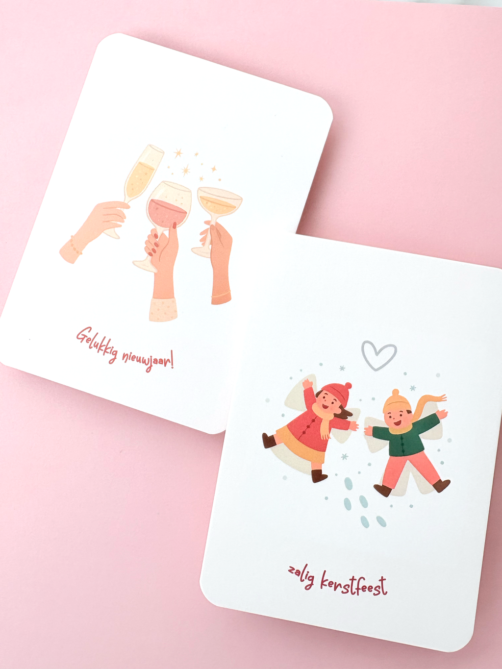 Nieuwjaarskaart - Champagne