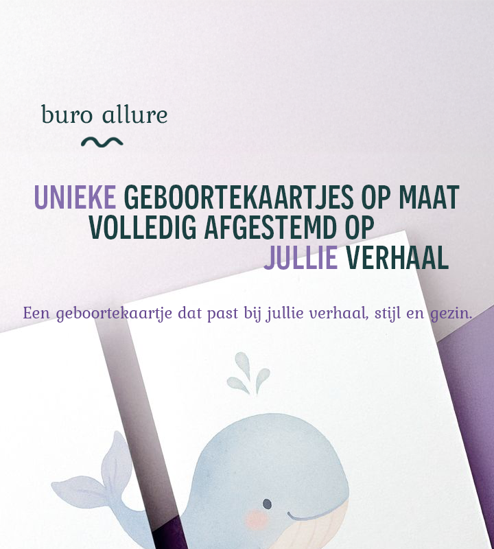 Geboortekaartjes op maat