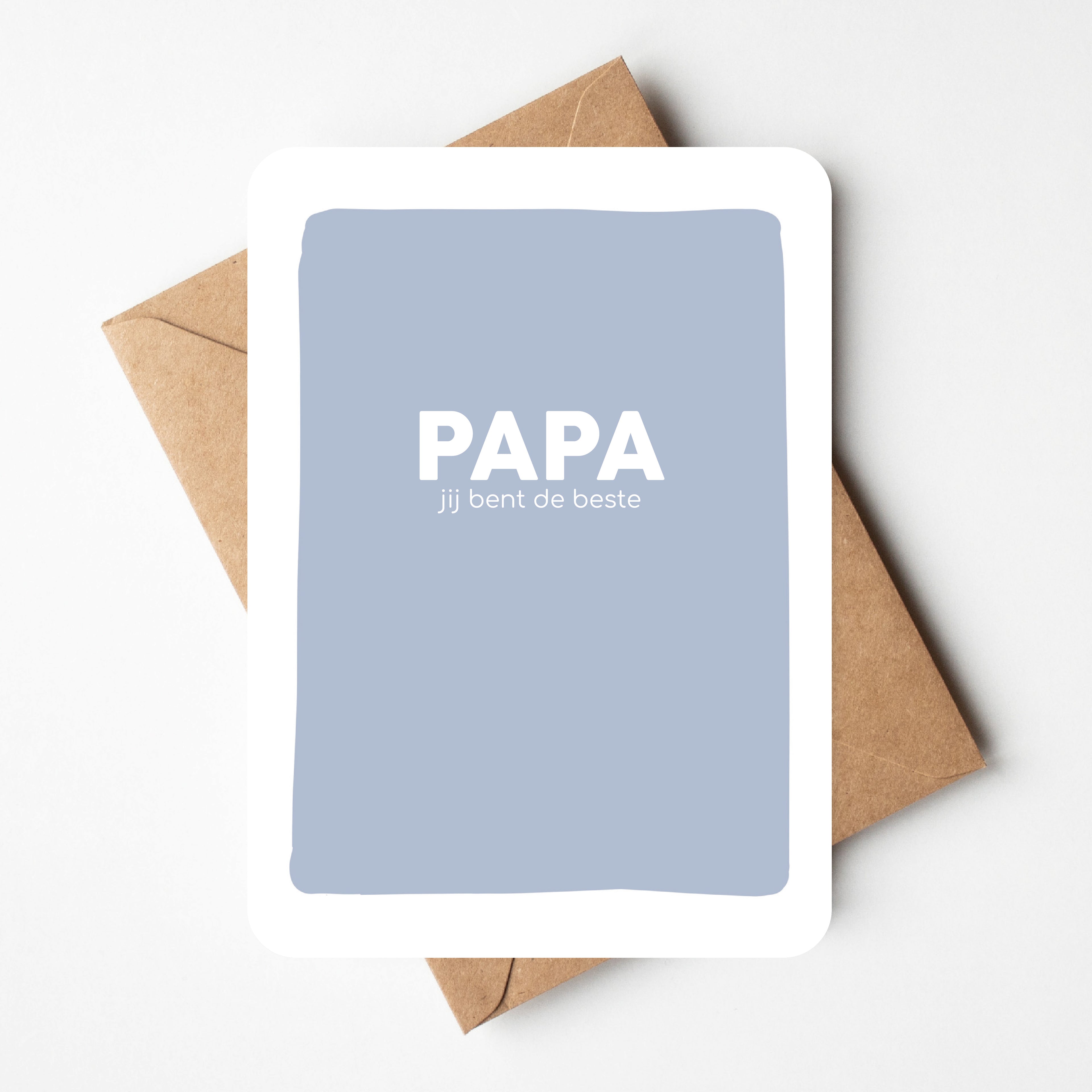 papa jij bent de beste kaart