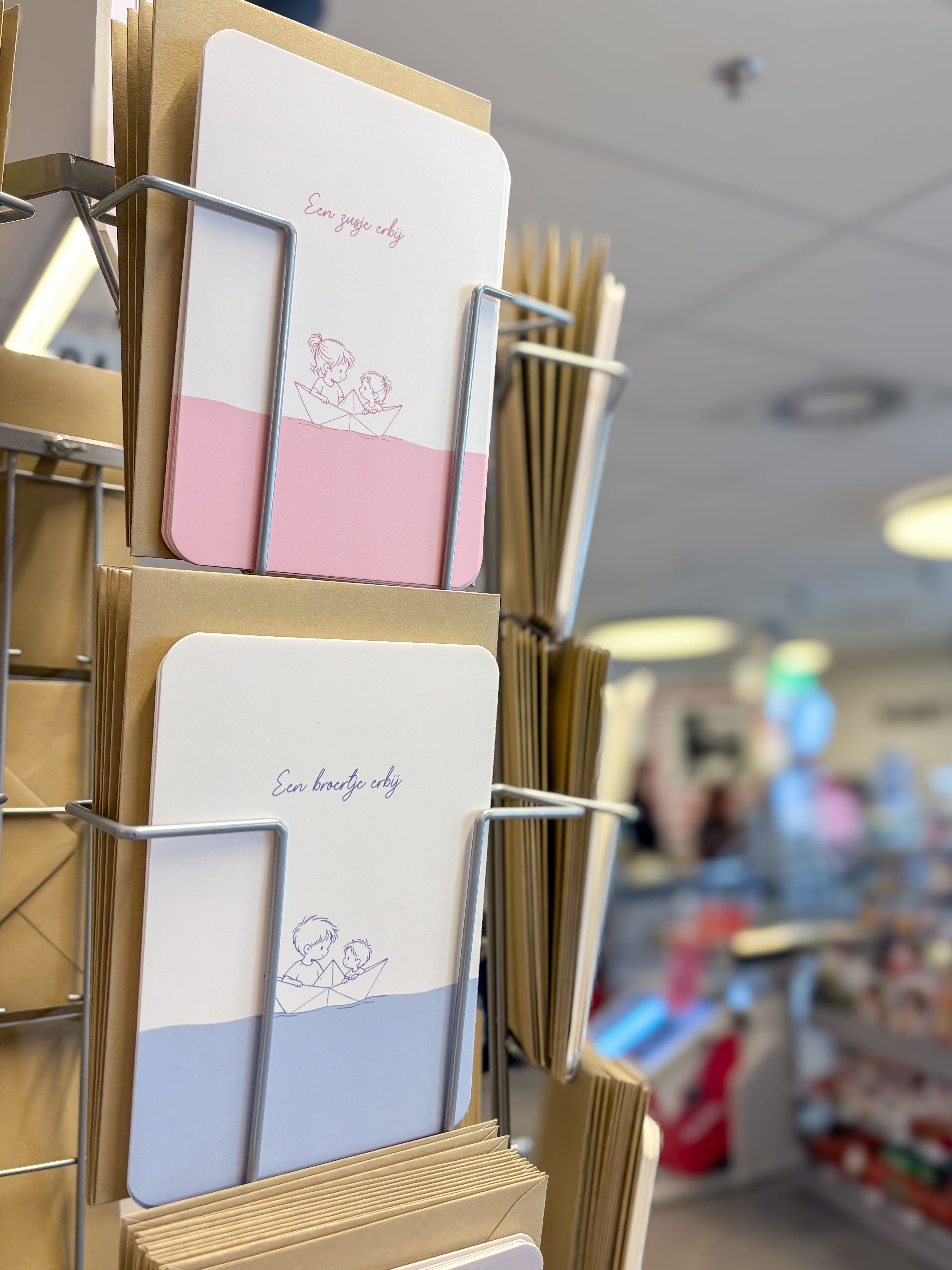 Kaartjes in een kaartenmolen