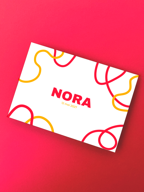 Canva geboortekaartje