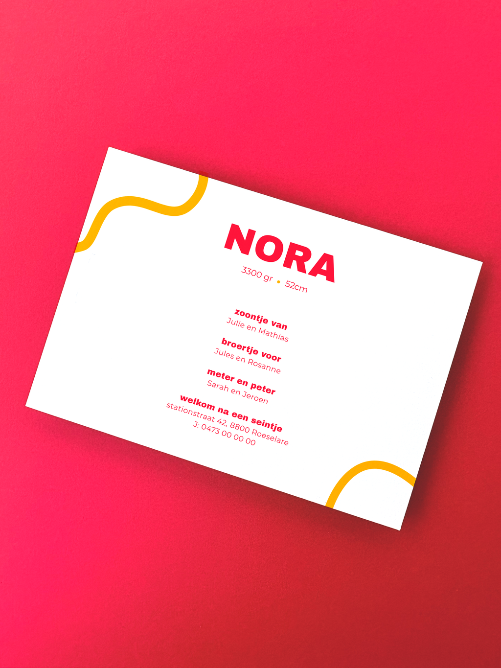 Zelf je geboortekaartje maken