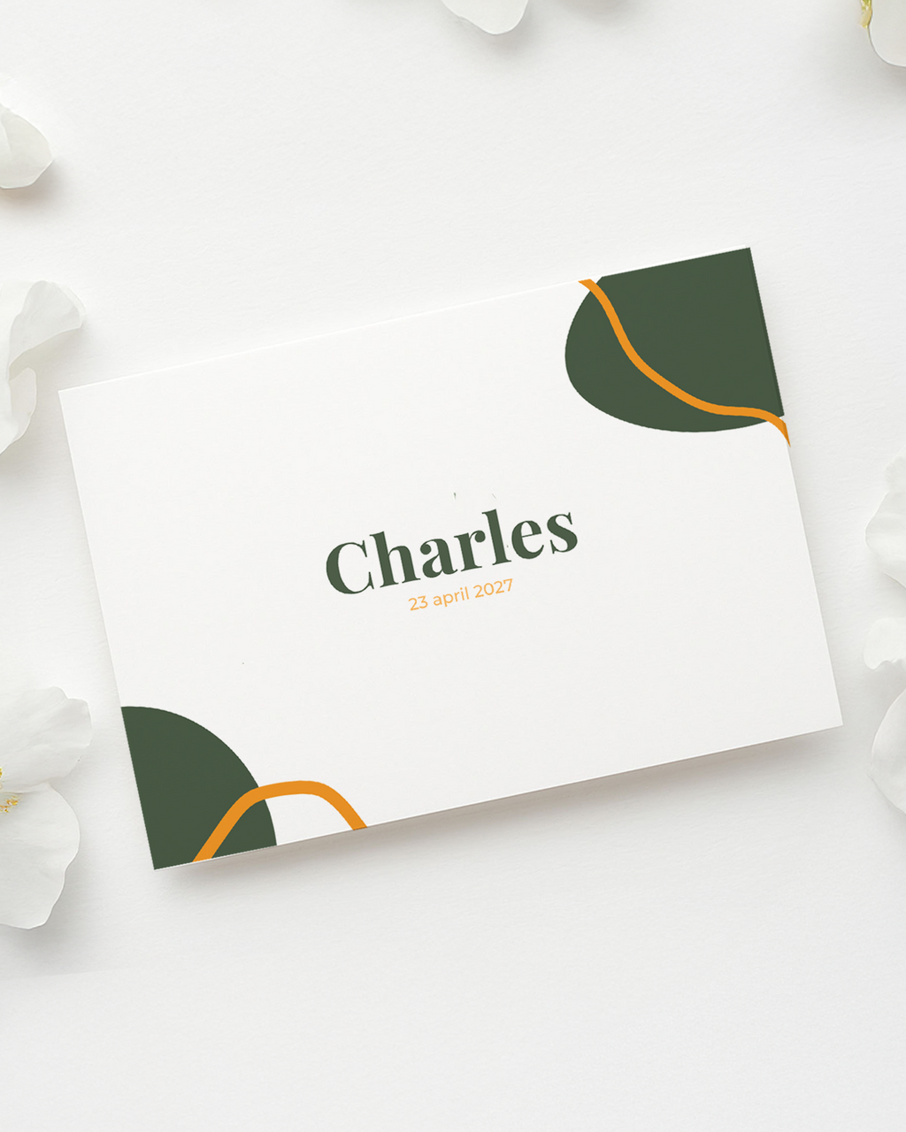 Geboortekaartje dat je zelf kan aanpassen