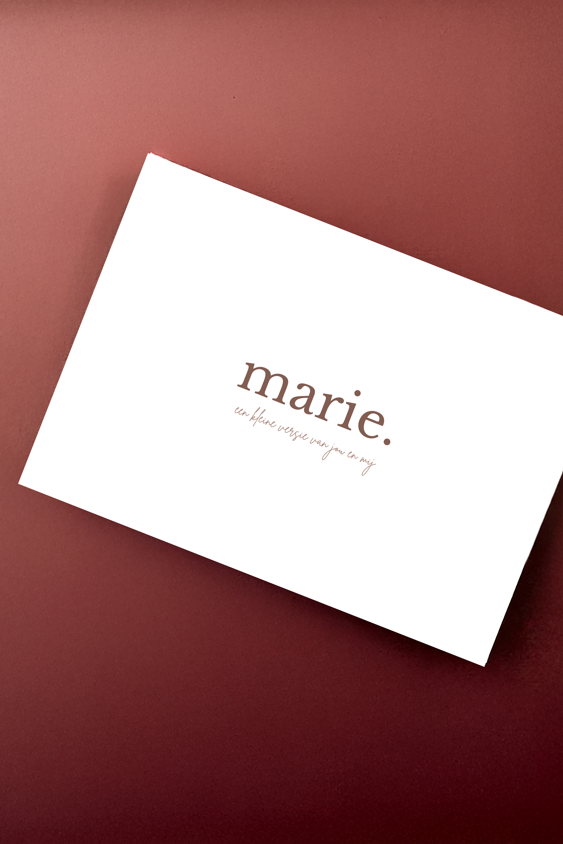 Canva geboortekaart template  - Marie