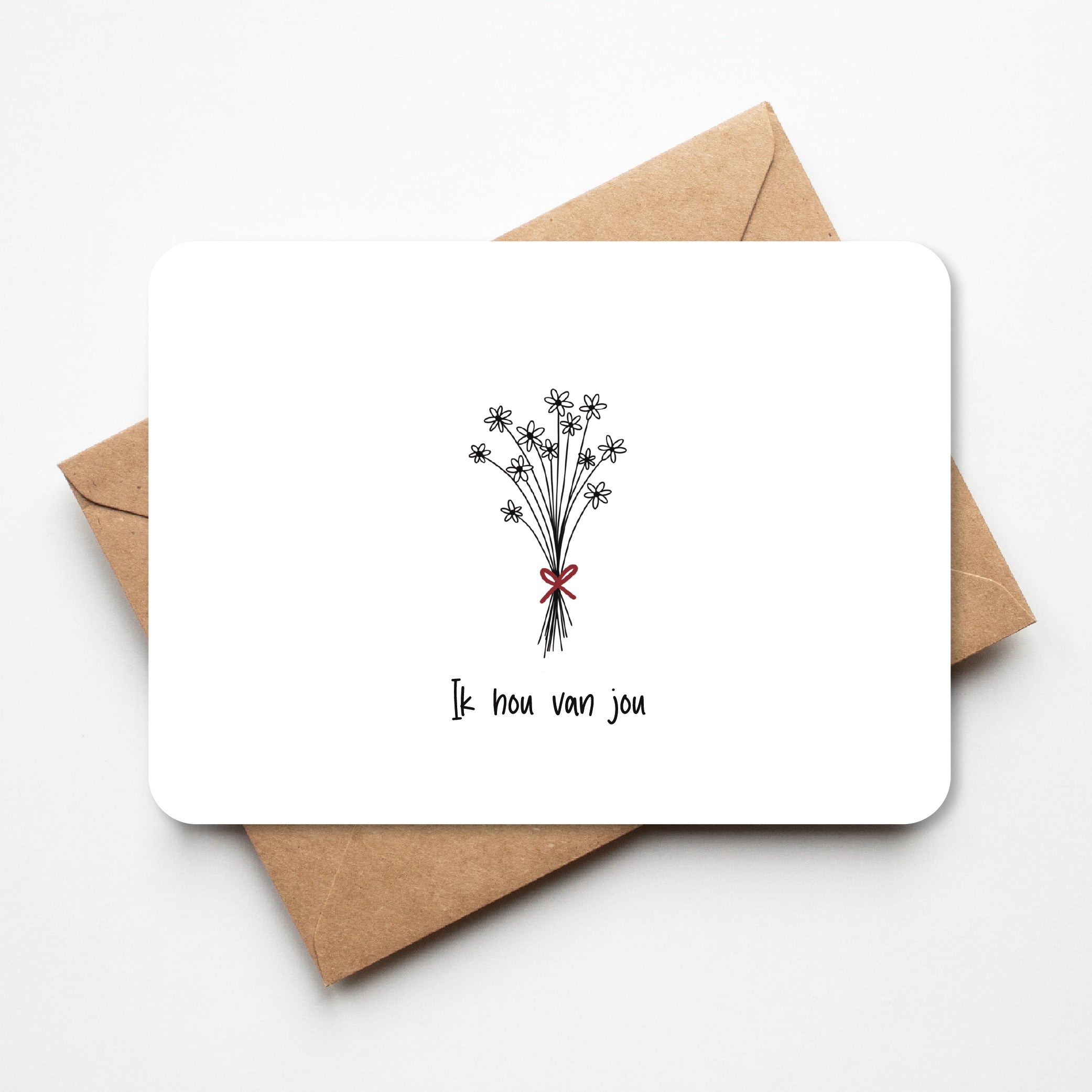 Wenskaart - Ik hou van jou
