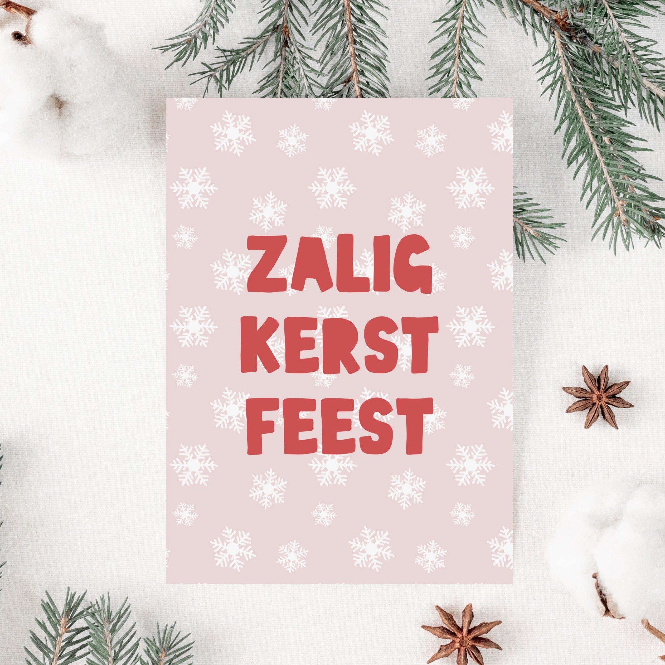 Kerstkaart | Zalig kerstfeest