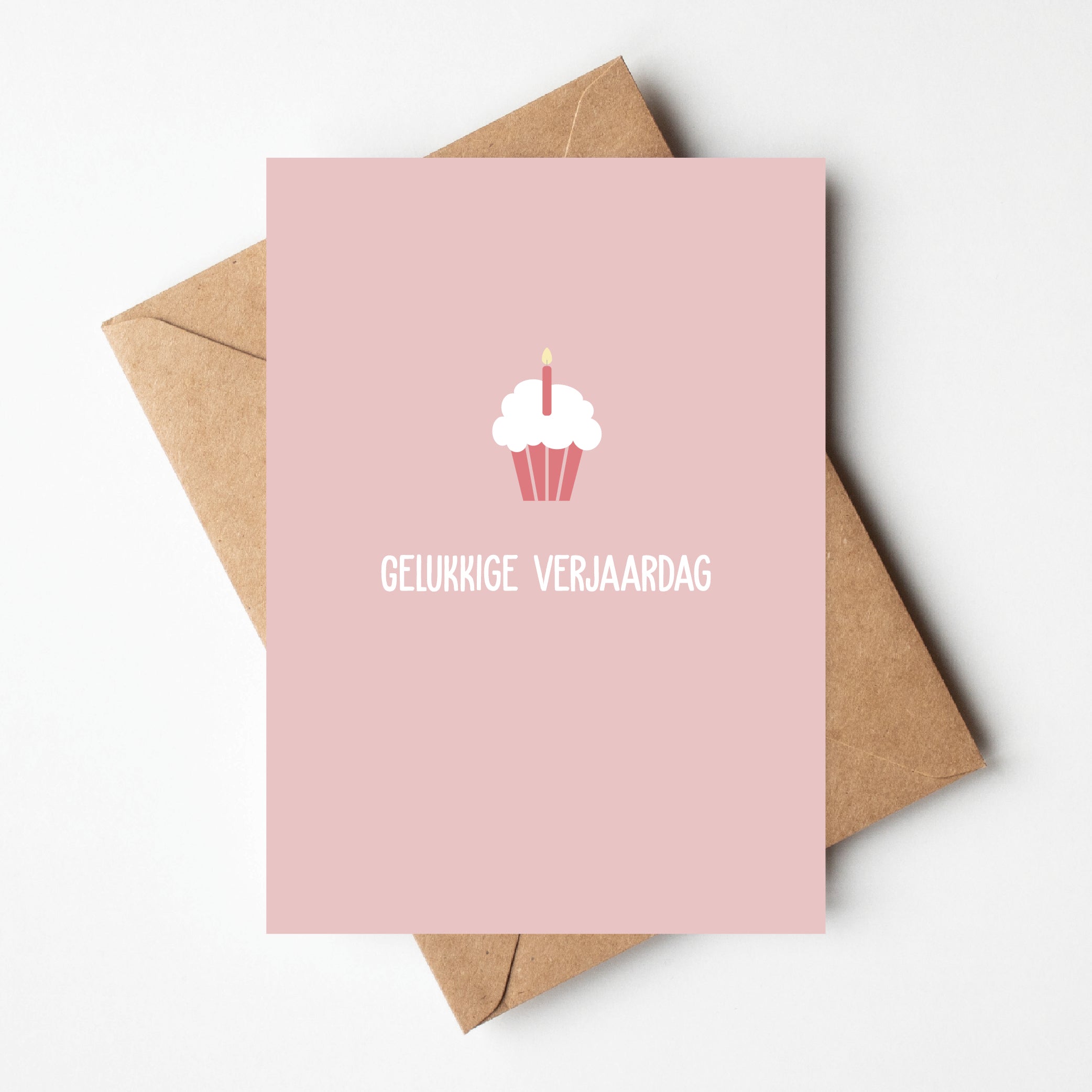 Verjaardagskaartje | Cupcake
