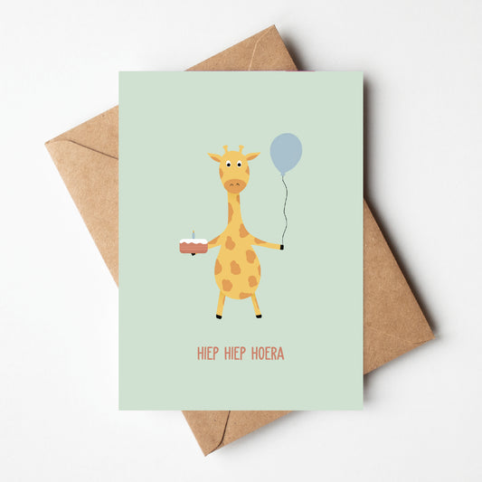 Wenskaart | Giraf