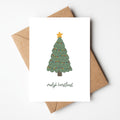  Kerstkaart met verlichte kerstboom – klassiek en sfeervol ontwerp, Buro Allure