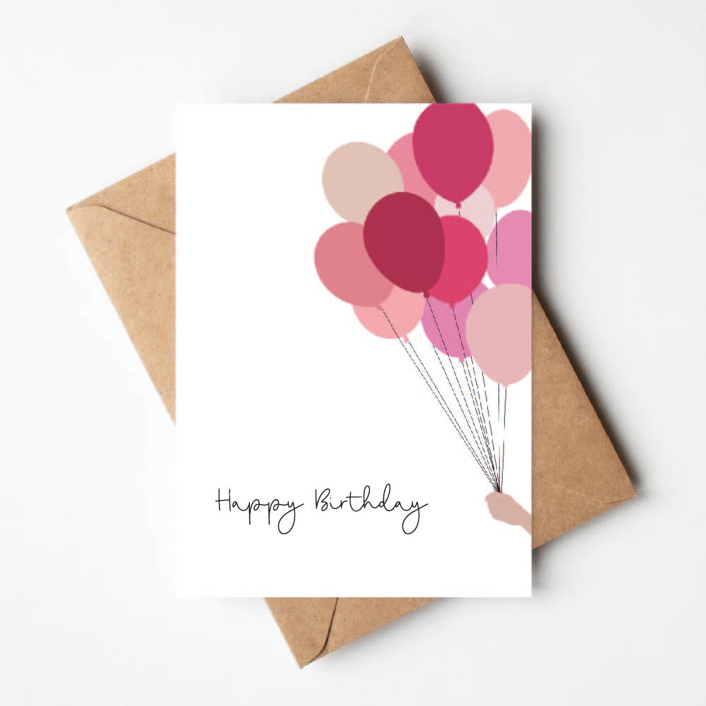 Wenskaart | Ballonnen