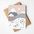 Kerstkaart | winterlandschap